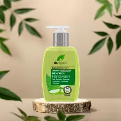 Jabón para manos orgánico natural en gel Aloe Vera - Dr Organic